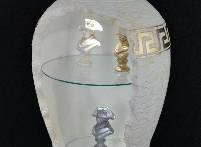 Design Bar Vase Bar Shelf Glass Light fixture Vase Wardrobe Showcases 6861 new